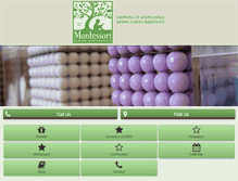 Tablet Screenshot of montessorihuntsville.org